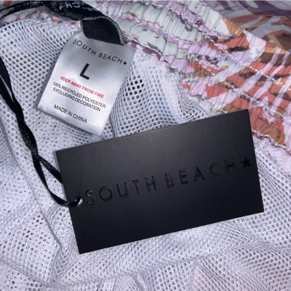 Pacsun Mens Swim Boardshorts Graphic Print Swim Trunks NWT - Picture 4 of 6